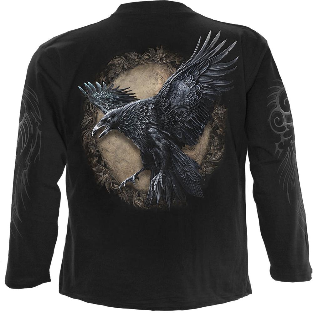 Spiral - Raven Wise Longsleeve shirt - Zwart
